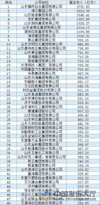 山东制造业高科技企业排名（山东制造业企业名单）