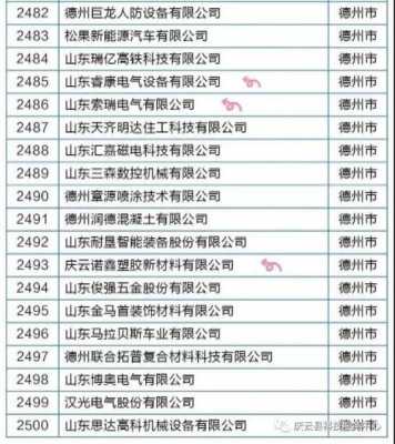 庆云高科技产品制造商（庆云高科技产品制造商名单）